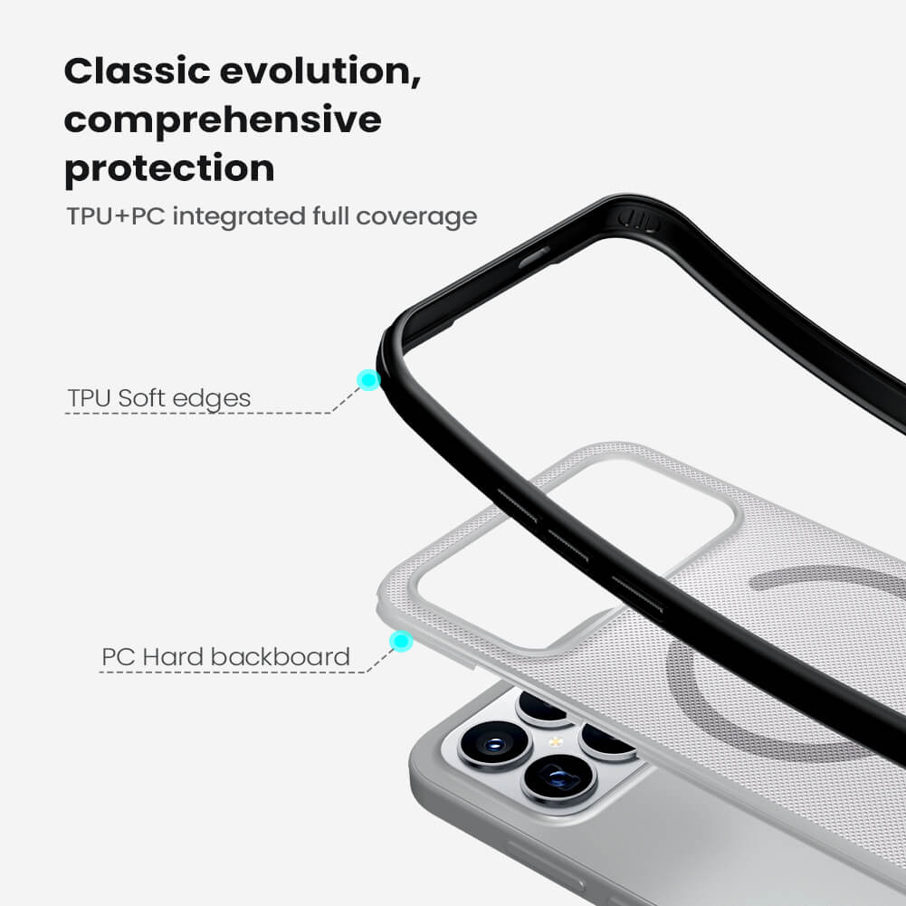 Чехол-крышка NILLKIN для Xiaomi Redmi K90 Pro Max (серия Frosted shield Pro Magnetic case Clear)